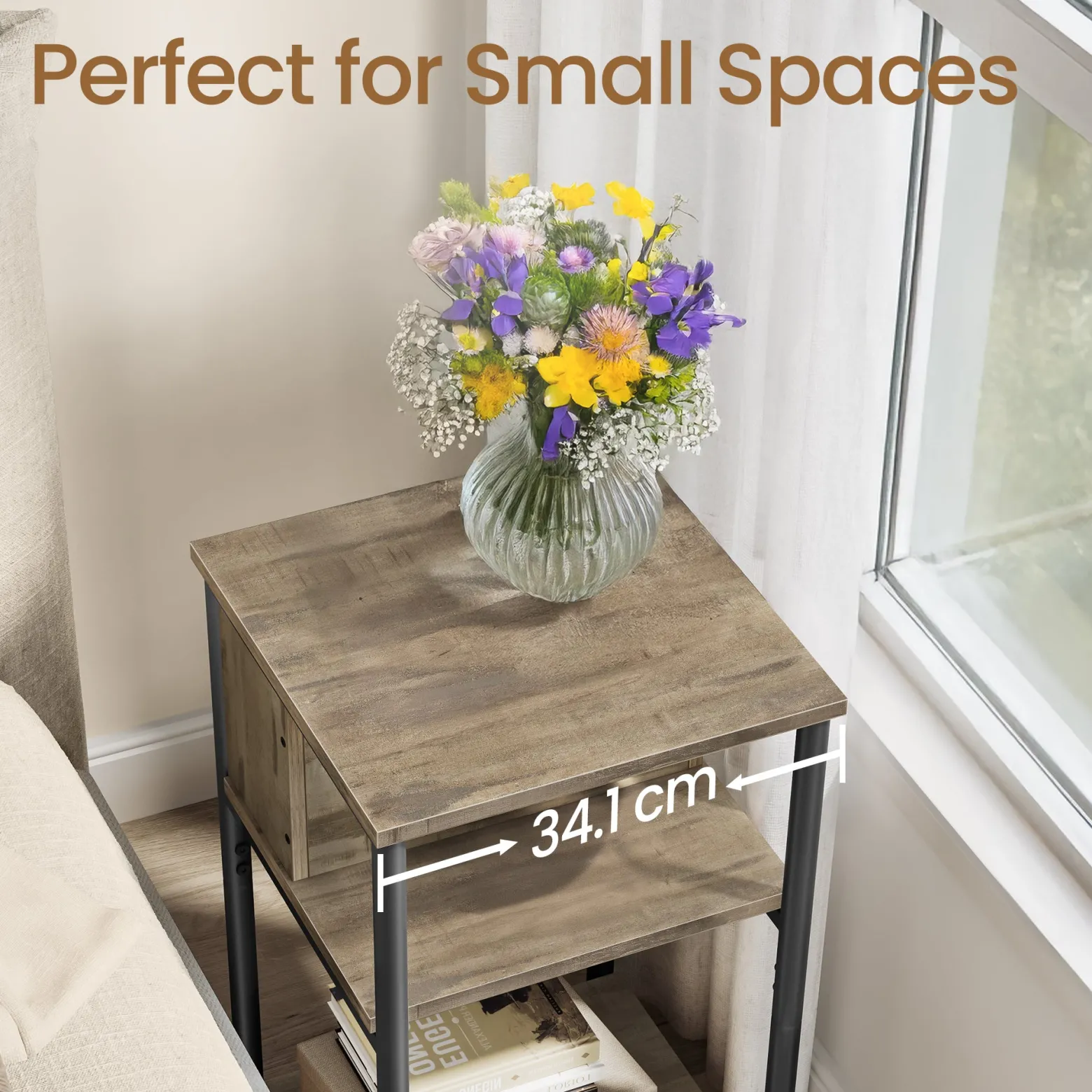 Astrid senge- og sidebord - Beige