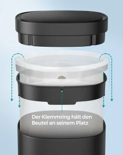 Astrid skraldespand | 50 L - Sort