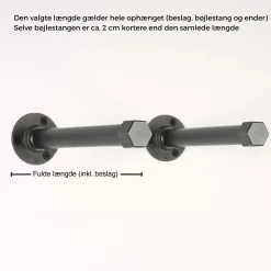 Bøjlestang EBBA sort