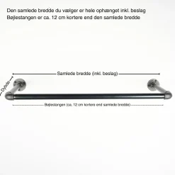 Bøjlestang SARA sort