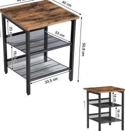 David sengebord/sofabord/sidebord | 2 stk.