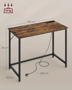 Felix skrivebord - Brun