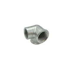 Galvaniseret vinkel med sideudløb 3/4"