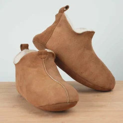 Hjemmesko Lily Brun (lav model uden gummisål)