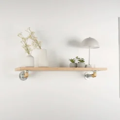 Hylde ELLA sølv med messing (20 cm dybde)