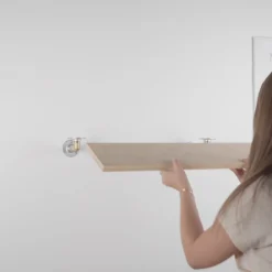 Hylde ELLA sølv med messing (40 cm dybde)