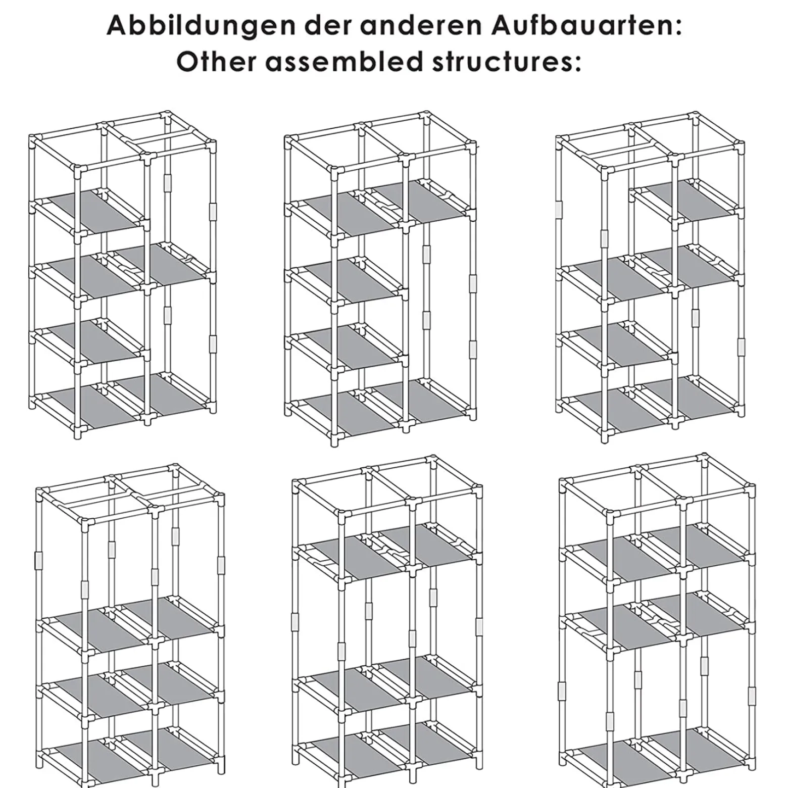 Isabella klæde- og garderobeskab - Sort