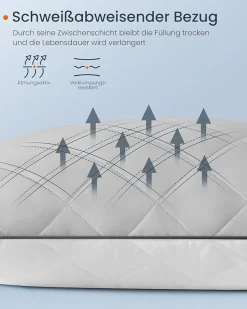 London hovedpuder - Grå