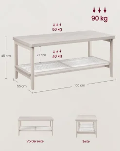 Malthe sofabord - Havre beige