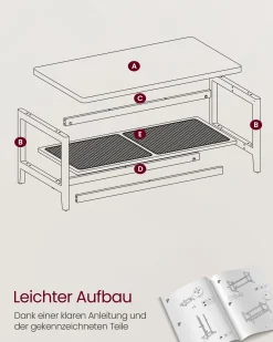 Malthe sofabord - Havre beige