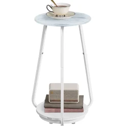 Nora senge- og sidebord - Hvid