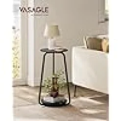 Nora senge- og sidebord - Sort