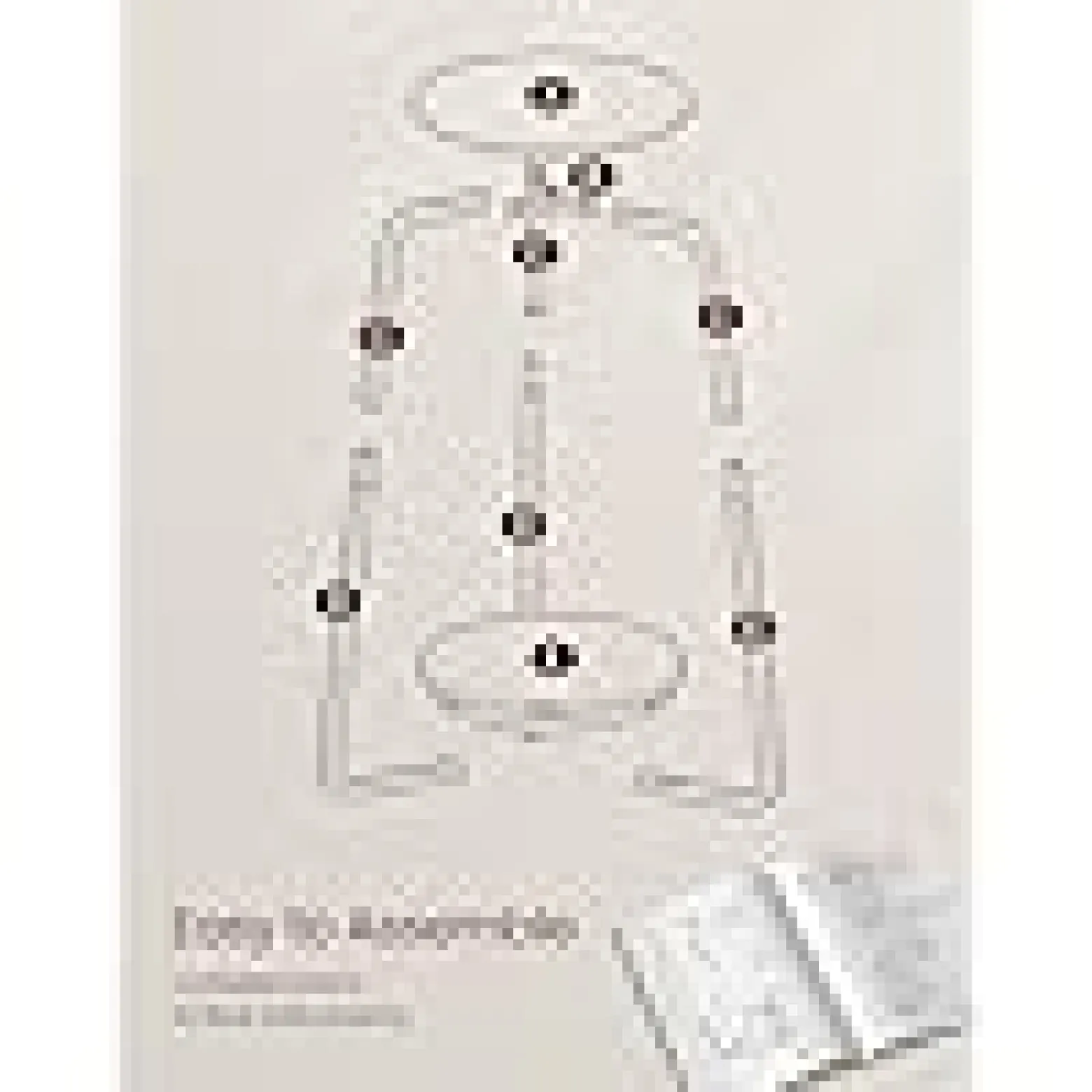 Nora senge- og sidebord - Sort