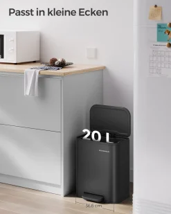 Selene skraldespand | 20 L - Sort