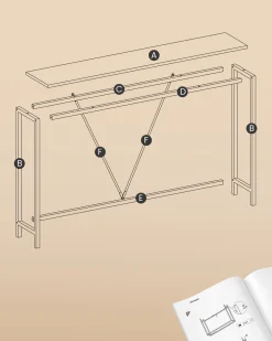 Selma konsolbord - Hvid