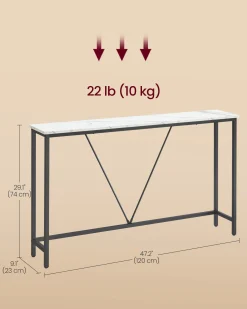 Selma konsolbord - Hvid