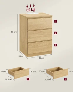 Serena senge- og sidebord