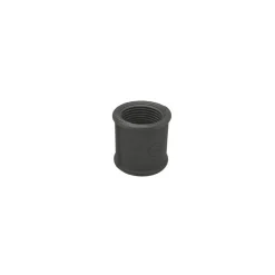 Sort muffe 3/4"