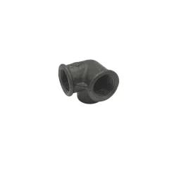 Sort vinkel med sideudløb 3/4"