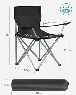 Vincent Campingstol | 2 stk.