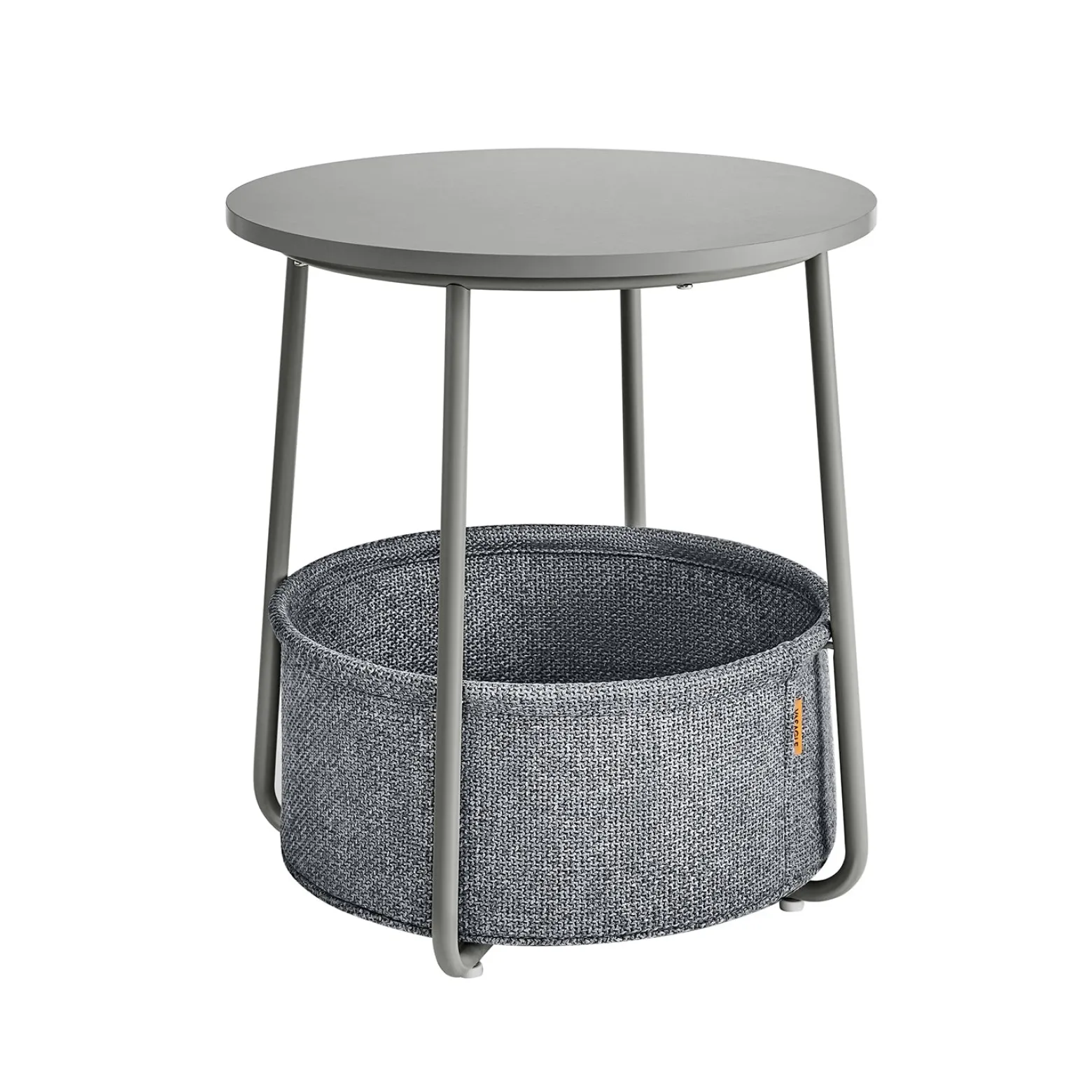 William senge- og sidebord - Grå/grå kurv