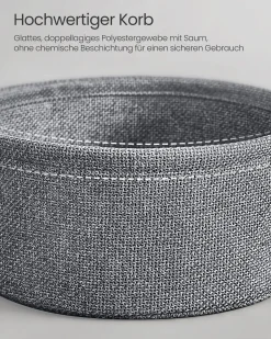 William senge- og sidebord - Grå/grå kurv